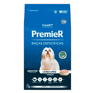 Racao Premier Racas Especificas Lhasa Apso Adultos 7.5kg frente